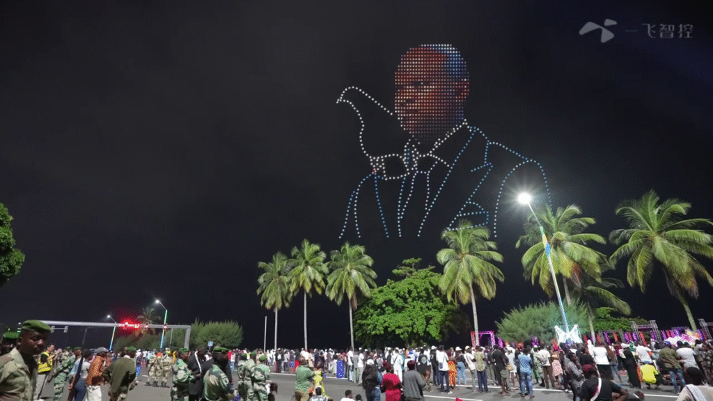 Gabon’s Presidential Drone Show